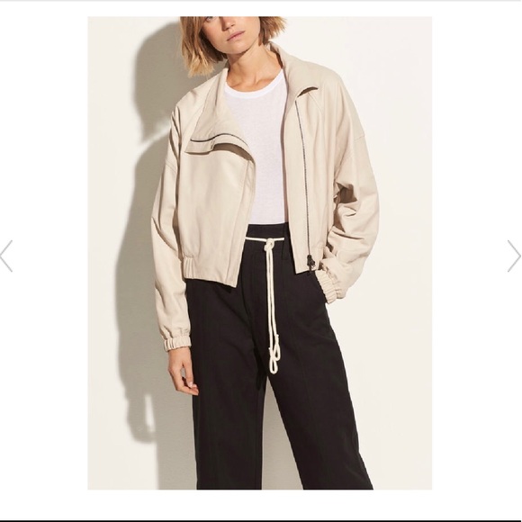 Vince Leather Jacket - Picture 2 of 5